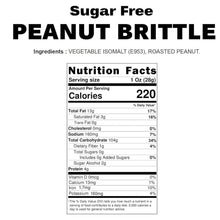Load image into Gallery viewer, 1 lb Sugar-Free Peanut Brittle - Perfect Vegan Gift for Health-Conscious Treats