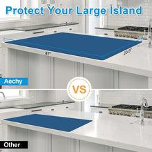 Load image into Gallery viewer, Premium 47"x23.6" Silicone Counter Mat - Durable, Non-Slip Protector for Cooking