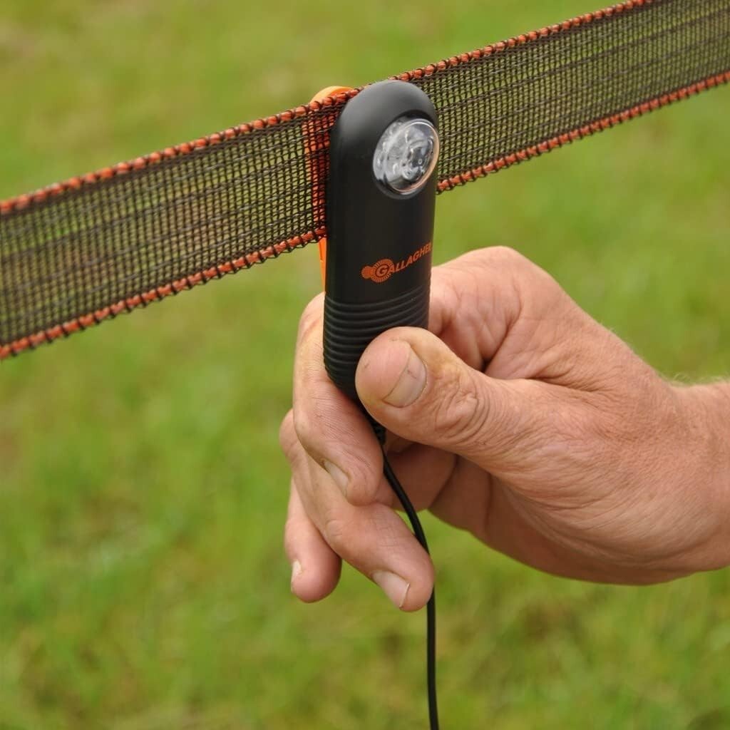 Weather-Resistant Fence Alert Device - LED Indicator Clips for Easy Monitoring