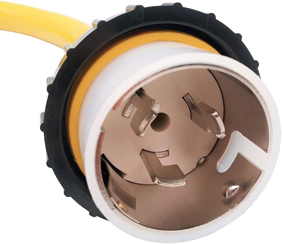 1.5FT 50A Shore Power Adapter NEMA SS2-50P/14-50R for RV & EV Charging