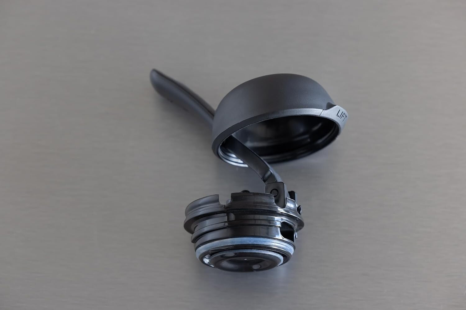 Elegant 1L Insulated Stainless Steel Creamer with ID Socks - Precision Pouring