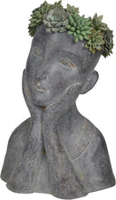 Load image into Gallery viewer, Unique Novelty Succulent Planter - 11"d x 8.5"w x 16.5"h for Indoor/Outdoor