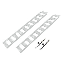 Load image into Gallery viewer, Lightweight 12" W x 78" L Aluminum Ramps with Treads - Perfect for Safe Loading