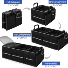 Load image into Gallery viewer, Insulated Leak-Proof Cooler Trunk Organizer - Collapsible Car Storage Solution