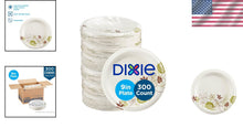 Load image into Gallery viewer, Bulk 300 Count 8.5 Inch Disposable Paper Plates - Microwave Safe &amp; Cut Resistant