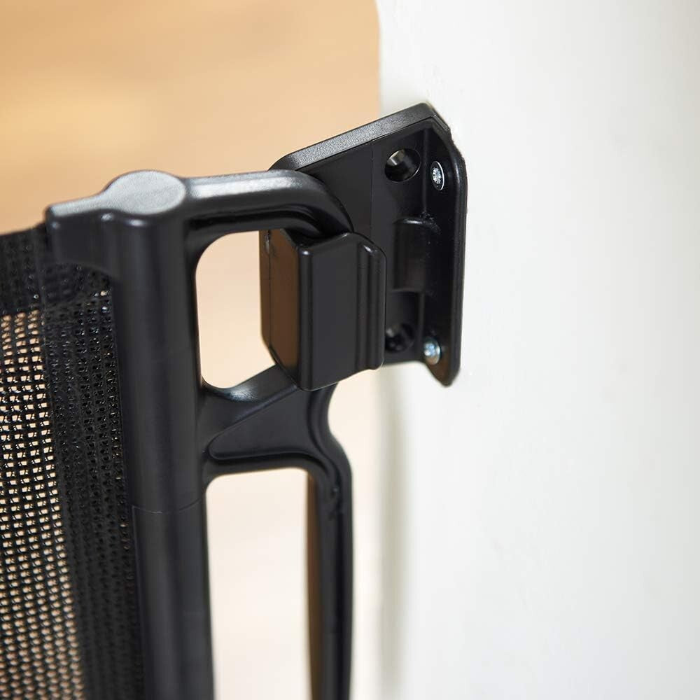 Durable 55'' Wide Retractable Safety Gate for Children & Pets - Easy to Install