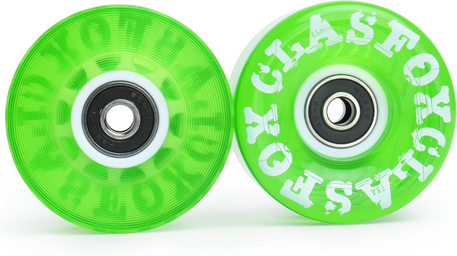 Durable 78A Indoor/Outdoor Roller Skate Wheels with High-Quality ABEC-9 Bearings