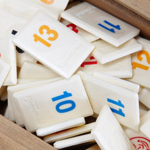 Load image into Gallery viewer, All-Wood Rummikub Vintage Game Set with Built-in Trays - Timeless Family Fun