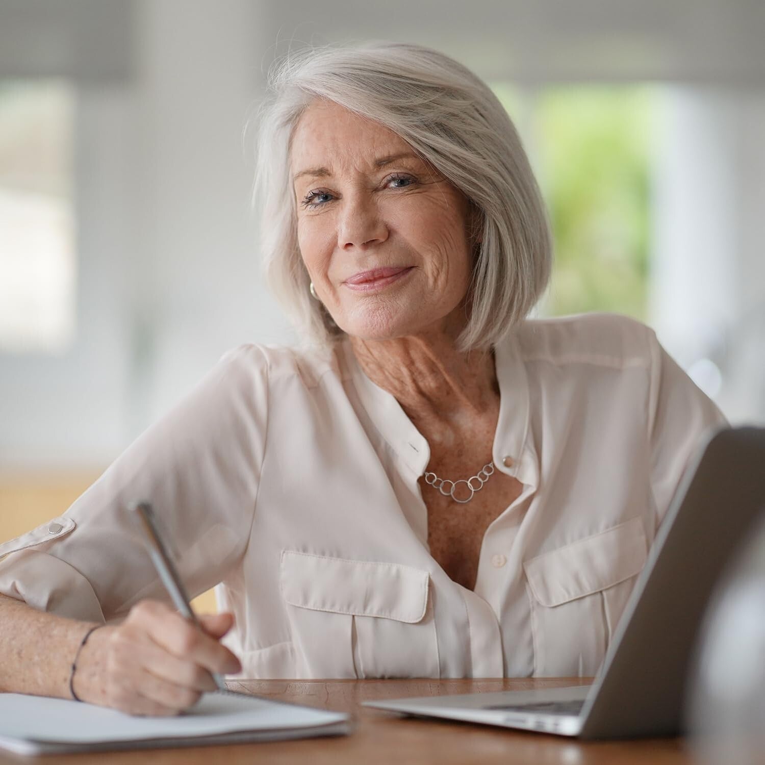 Timeless 20-Inch Sterling Silver Necklace - Classy Gift for 80-Year-Old Women