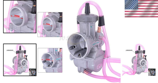 Universal 38mm Carburetor for 150cc+ Motorcycles, ATVs & UTVs - Easy Install