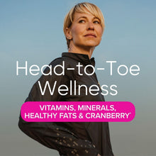Load image into Gallery viewer, Holistic Women's Vitapak: 30 Capsules with Collagen, Biotin &amp; Cranberry