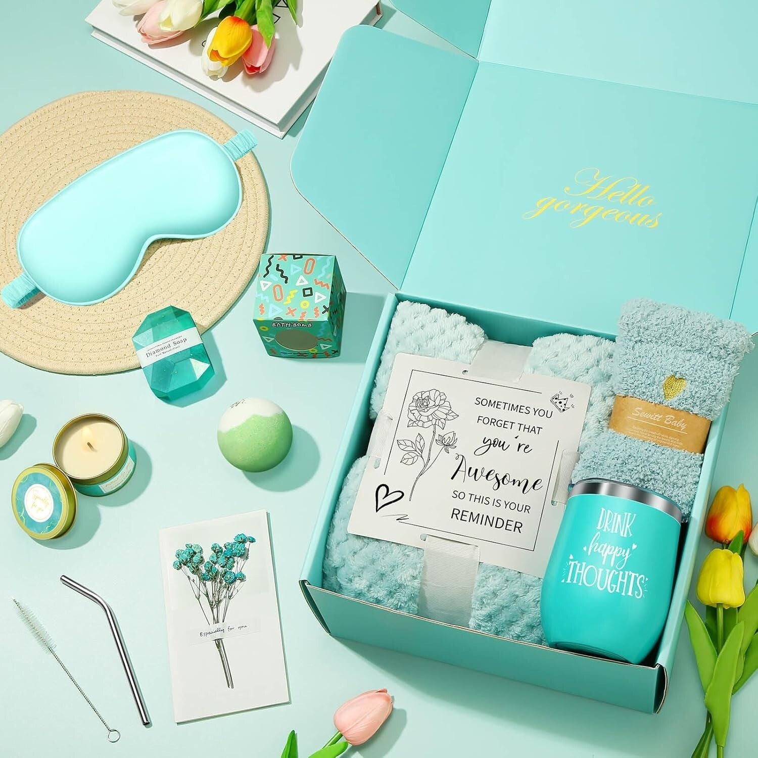 Unique Spa Gift Basket for Women - Perfect for Birthdays, Mother's Day & More