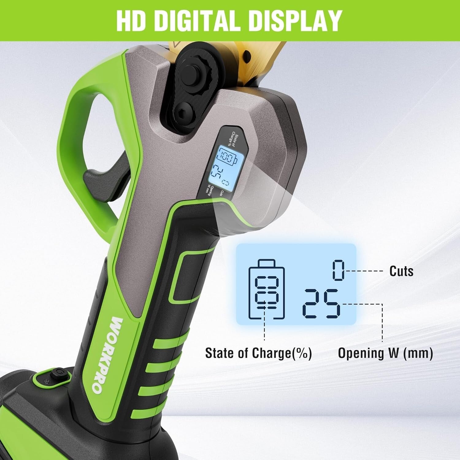 Efficient Cordless Pruning Shears with Fast Charger - Perfect for All Gardens