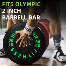 Load image into Gallery viewer, Multi-Weight Olympic Bumper Plates - Ideal for Strength &amp; Endurance Training