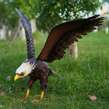 Load image into Gallery viewer, Large Freestanding Eagle Sculpture - Perfect for Year-Round Outdoor Display