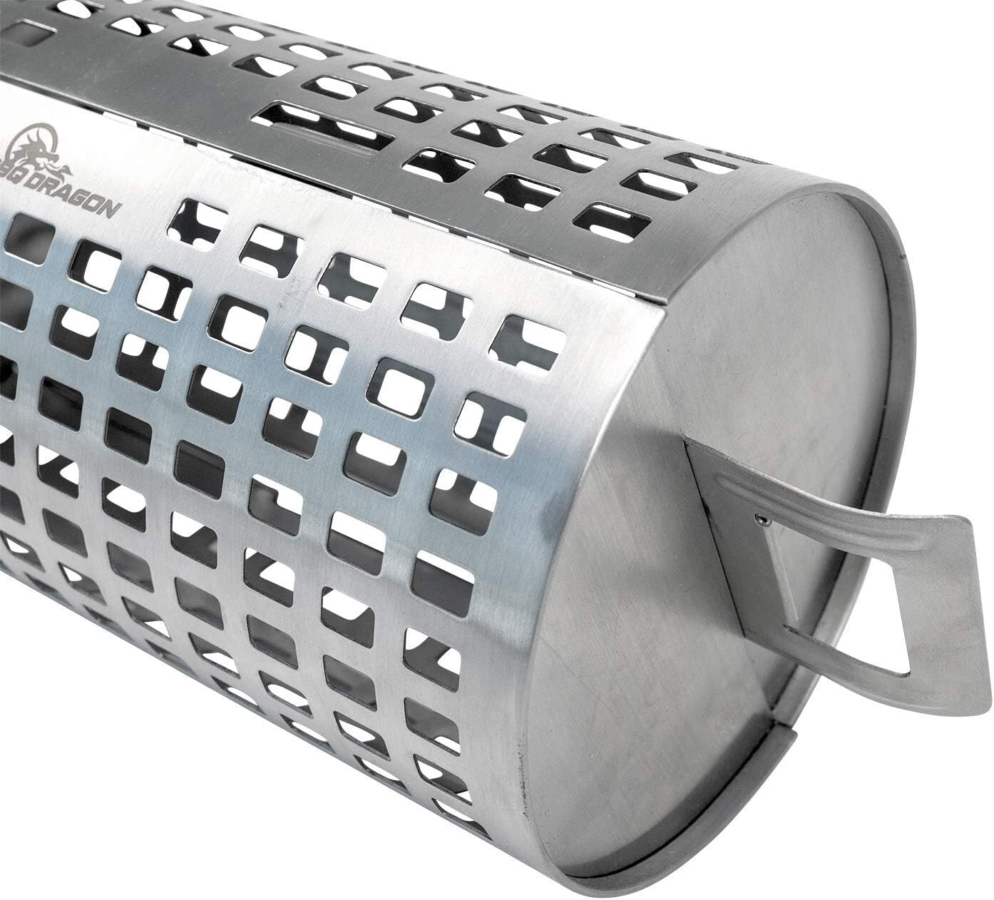 Effortless Grilling: Large Capacity Stainless Steel Basket with Snap-Lid Design