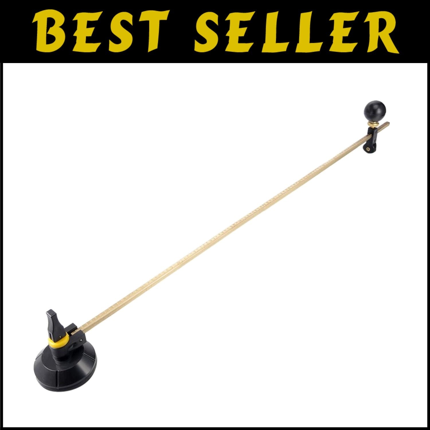 Professional Glass Circular Cutter: Adjustable 120cm Diameter with Suction Cup