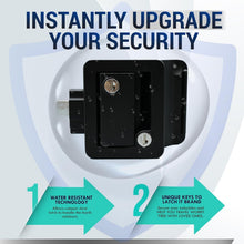 Load image into Gallery viewer, Durable Water-Resistant RV Door Locks - Easy Install with 4 Keys Included