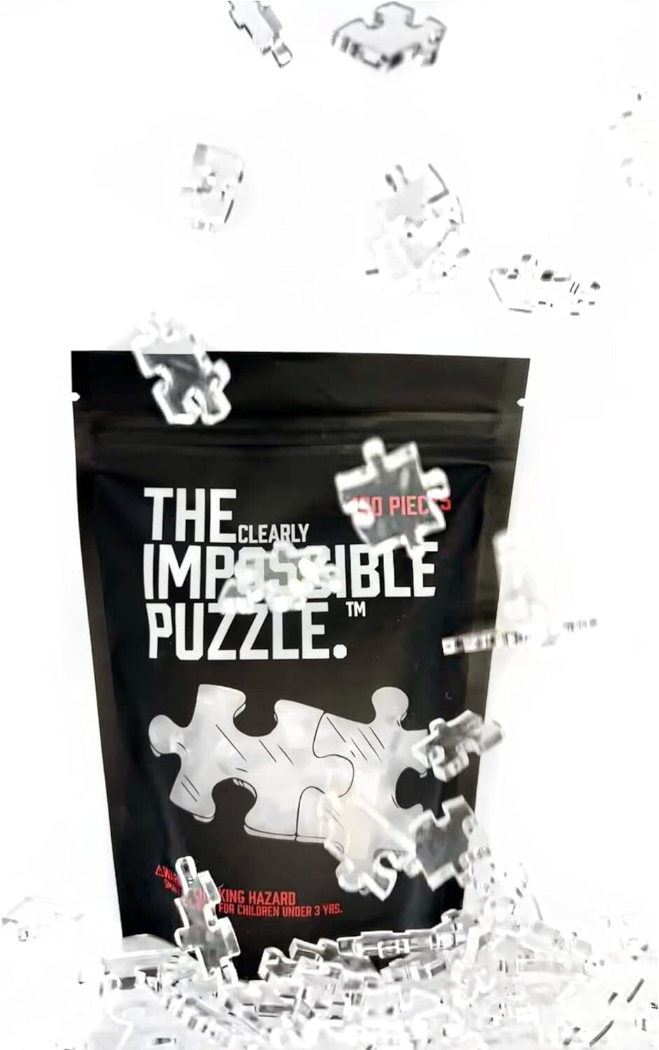 Clearly Impossible 500 Piece Acrylic Jigsaw Puzzle for Adults - Modern Challenge