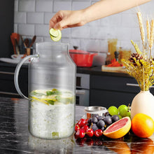 Load image into Gallery viewer, Versatile 1 Gallon Glass Water Jug with Stainless Steel Lid - Ideal for Parties