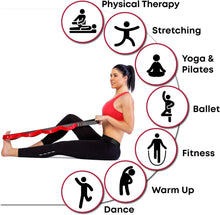 Load image into Gallery viewer, Compact Stretching Strap with Free Guide - Perfect for Yoga &amp; Physical Therapy