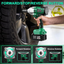 Load image into Gallery viewer, Cordless Impact Wrench Kit - 1/2 inch Brushless 740 Ft-lbs Torque Lightweight
