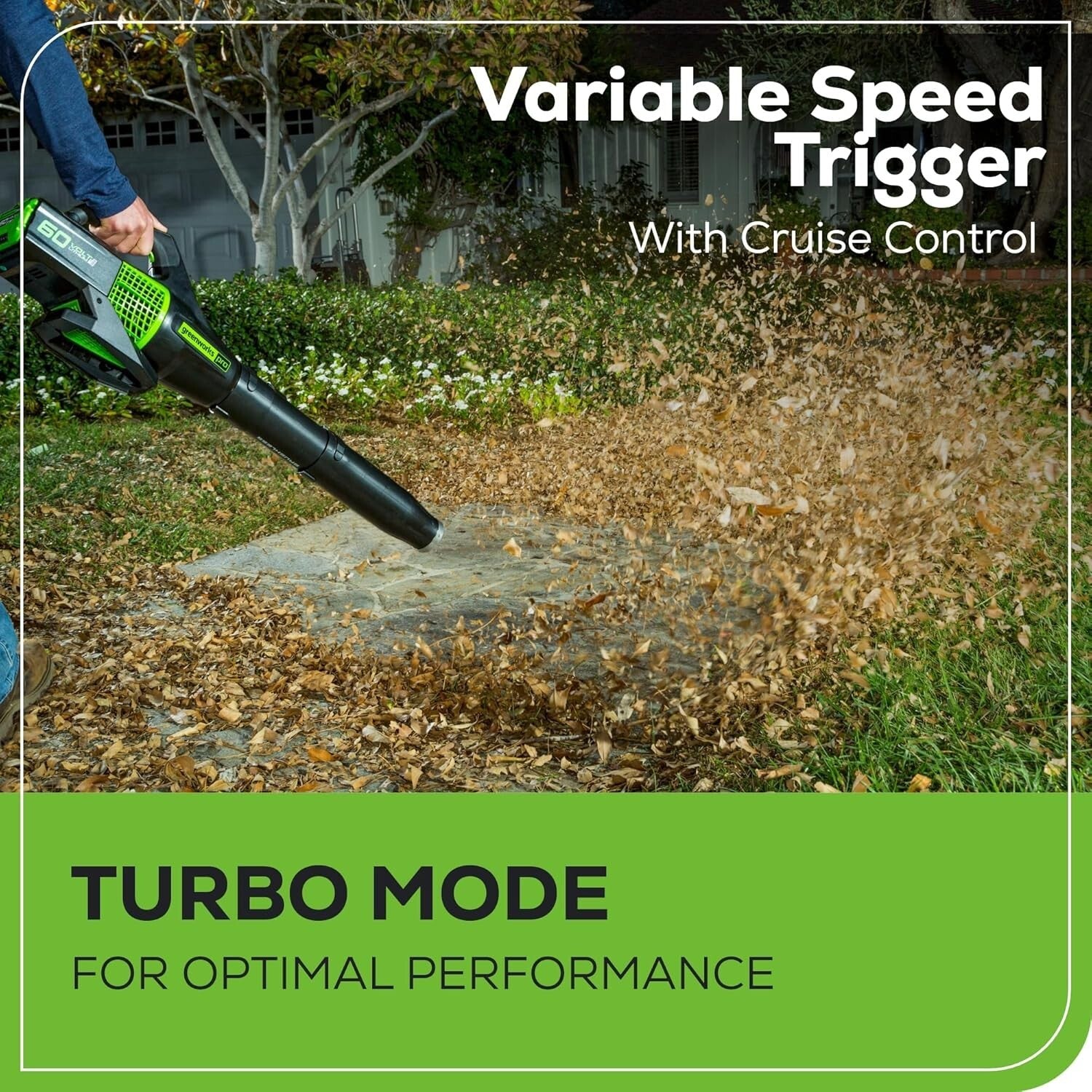 13" 60V Cordless Trimmer & 540 CFM Leaf Blower Combo Kit – No Maintenance Needed