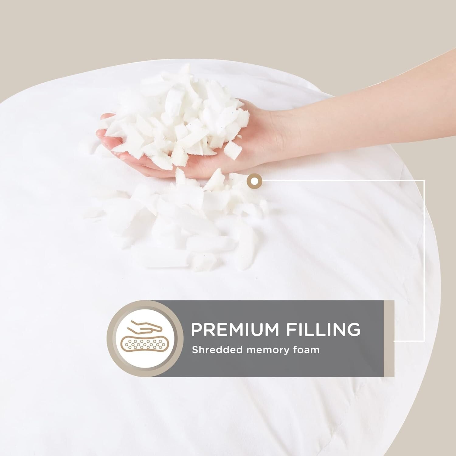 Versatile Large Round Memory Foam Cushions - Perfect for Home Meditation & Gifts