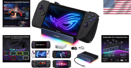 Ultimate 14-in-1 Dock with Fast 100W Charging & 4K Display for Gaming Consoles