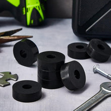 Load image into Gallery viewer, Versatile Rubber Spacer Washers 1 OD x 3/8 ID - Ideal for Home &amp; Automotive