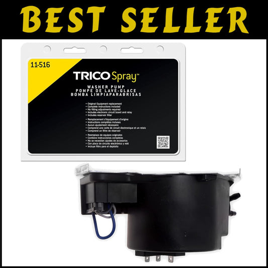 Durable Windshield Washer Pump for Classic Buick, Chevy, Pontiac Models - 1980s