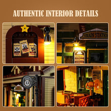 Load image into Gallery viewer, Interactive 1975 Pcs Wild West Train Station with 5 Unique Characters &amp; Details