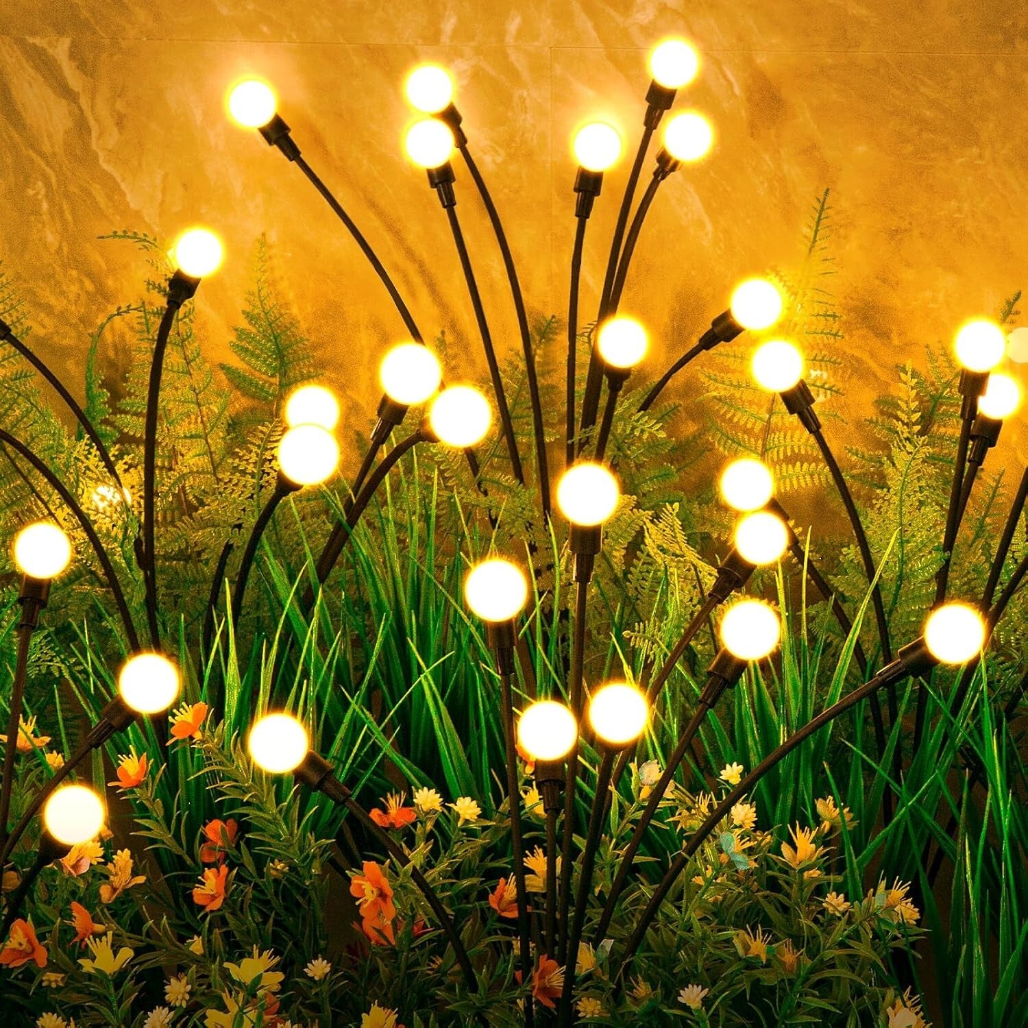 Waterproof Solar Firefly Lights – 12-Pack LED Garden Decor for All Occasions