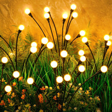 Load image into Gallery viewer, Waterproof Solar Firefly Lights – 12-Pack LED Garden Decor for All Occasions