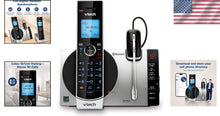 Load image into Gallery viewer, DECT 6.0 Cordless Phone with Bluetooth Headset &amp; Voice-Guided Answering System