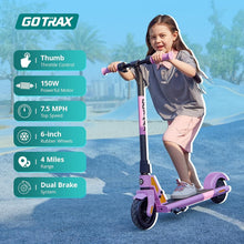 Load image into Gallery viewer, Aluminum Electric Scooter for Kids, Non-Slip Deck, 150W Motor &amp; Safety Certified