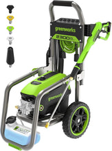 Load image into Gallery viewer, Pro Brushless 2300 PSI Pressure Washer - Foldable Handles &amp; Rugged Steel Frame