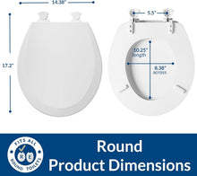 Load image into Gallery viewer, Bulk 6-Pack of Easy Clean Round Wood Toilet Seats - Perfect for Every Bathroom