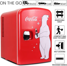 Load image into Gallery viewer, Compact 4L Cooler/Warmer with Dual Power – Perfect for Travel and Music Lovers