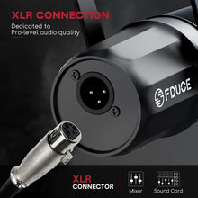 Load image into Gallery viewer, All-Metal Cardioid Dynamic Microphone with Voice Isolation for Clear Recording