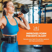 Load image into Gallery viewer, Durable 5mm Leather Weightlifting Belt - Comfort &amp; Support for Weight Training