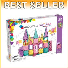 Load image into Gallery viewer, Safe and Durable Castle DLX Magnetic Set - 48-Piece Imaginative Play Experience