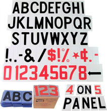 Load image into Gallery viewer, Versatile 4" Sign Letters on 5" Flex Panels - 270+ Assorted Characters Included