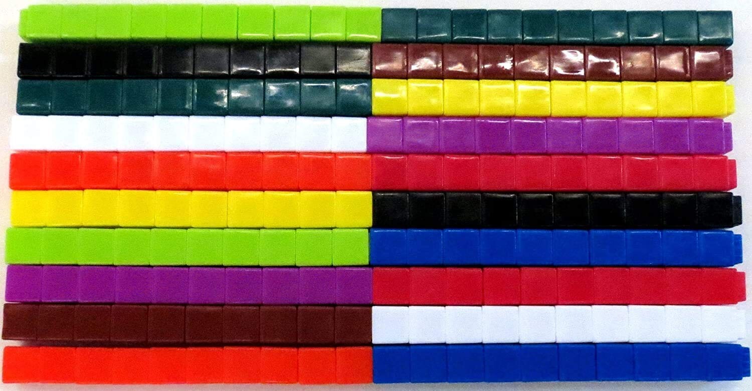 Educational Plastic Counting Cubes - 500 Piece Set for Hands-On Math Discovery