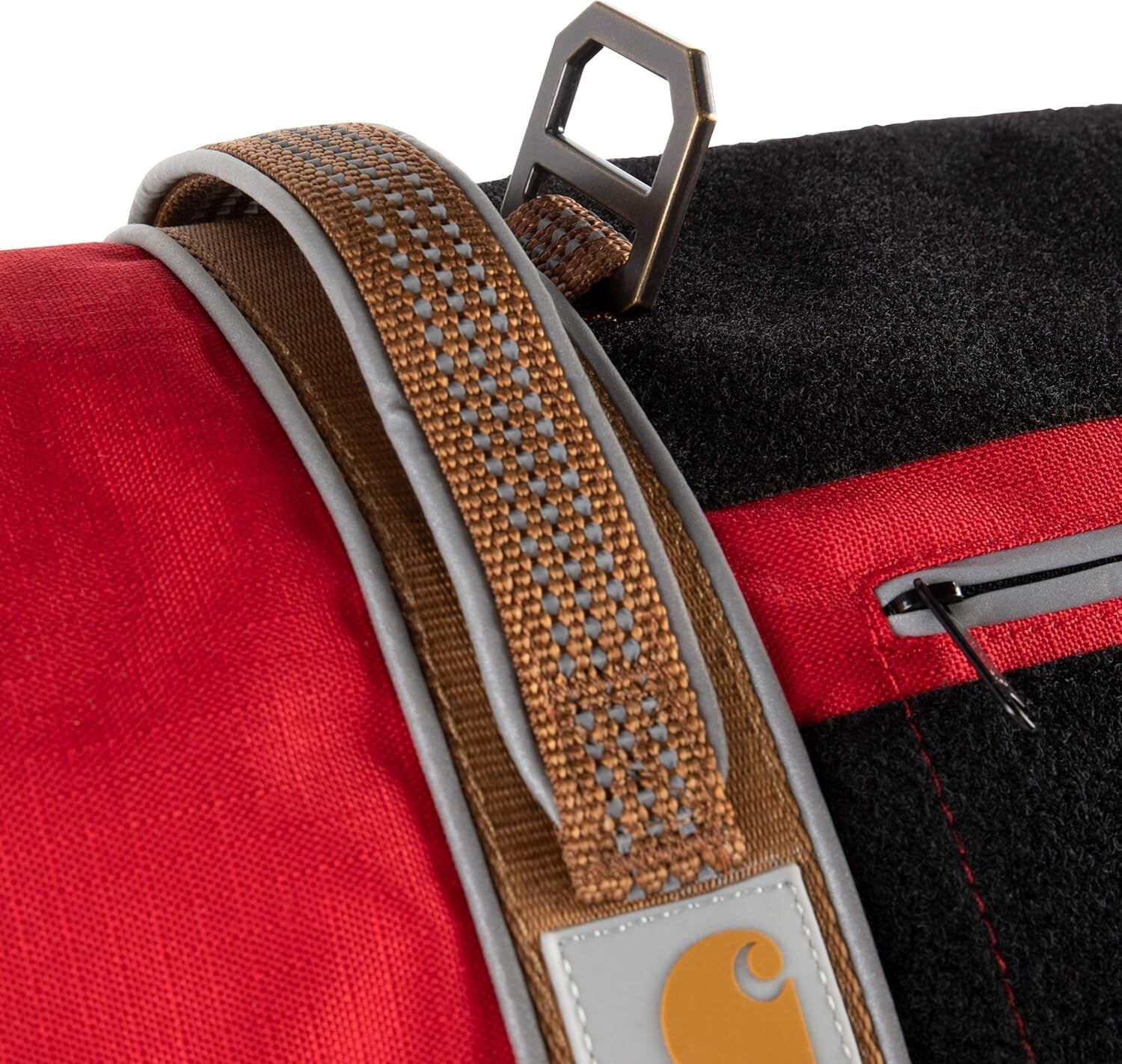 Small Service Dog Vest in High-Risk Red - Adjustable & Reflective Harness