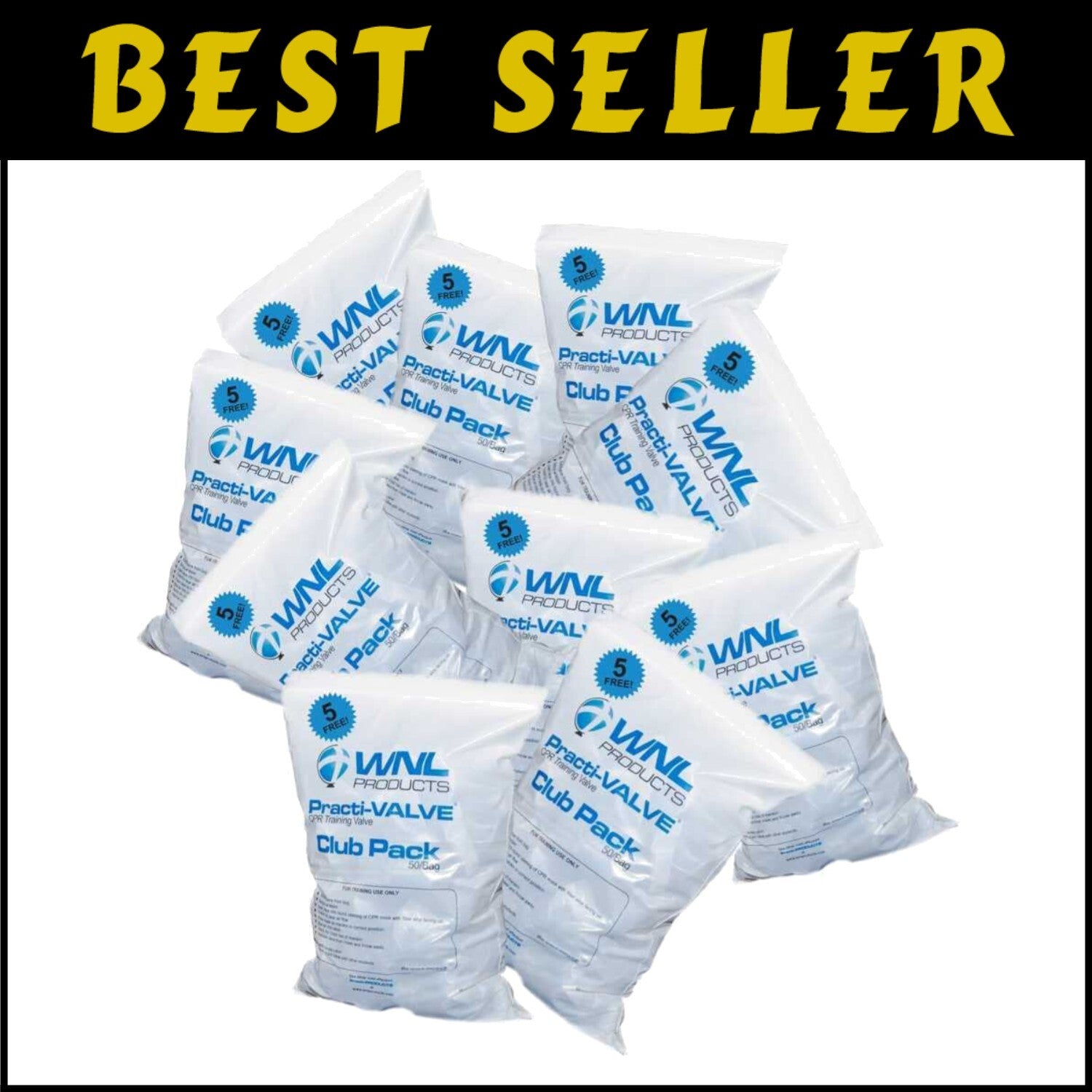 Innovative CPR Training Valve Bulk Pack - 550 Units for All WNL and Other Masks