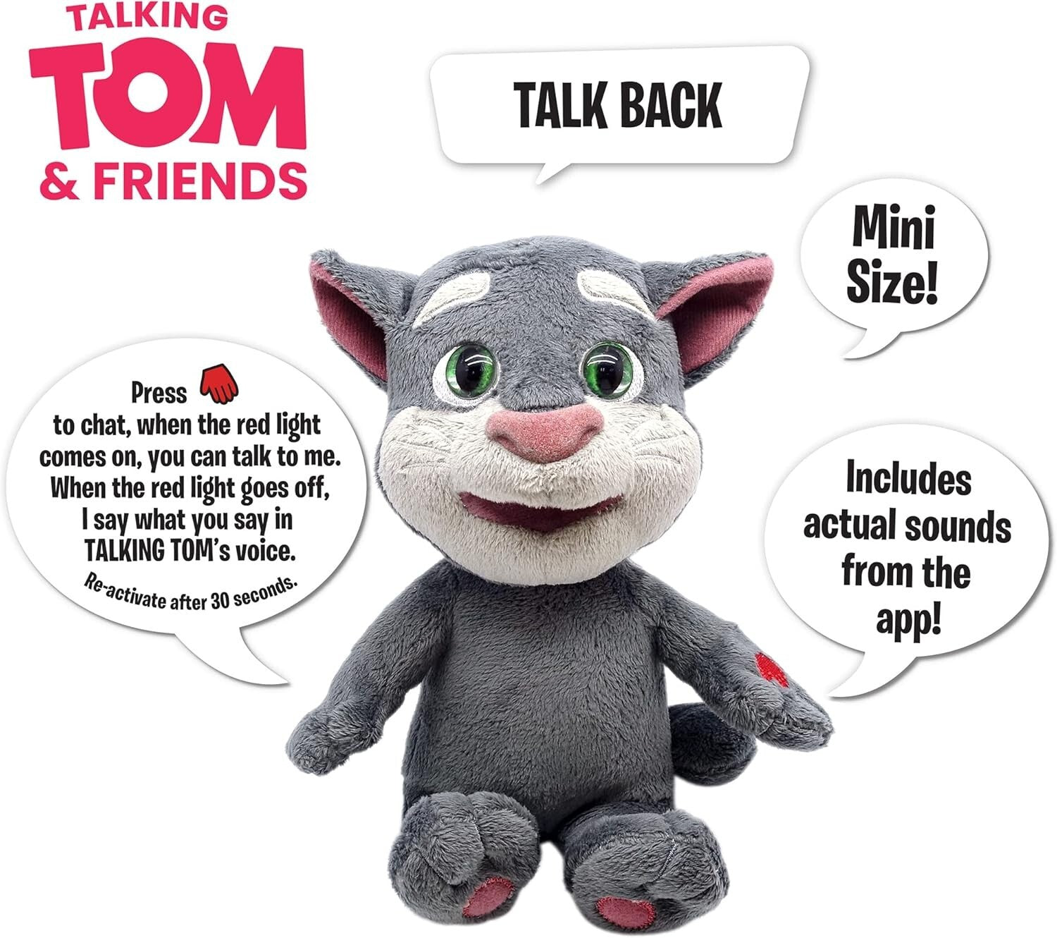 Talking Tom & Friends Ultimate Gift Set - Plush, Backpack & More Essentials