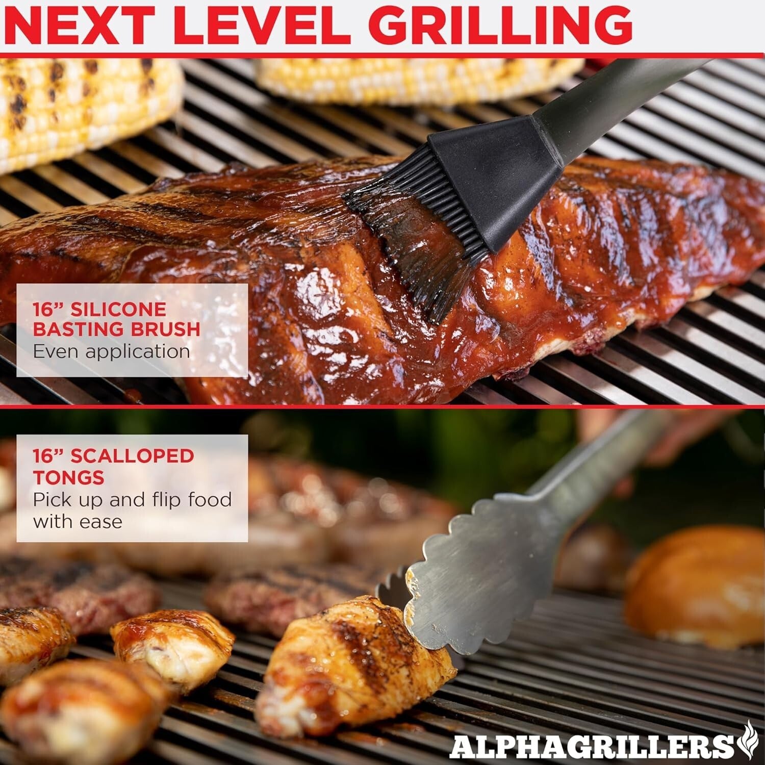 Durable Stainless Steel BBQ Grilling Set - Perfect Gift for Men & Grill Lovers