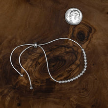 Load image into Gallery viewer, Adjustable Sterling Silver Charm Bracelet - Meaningful Gift for 18th Birthdays