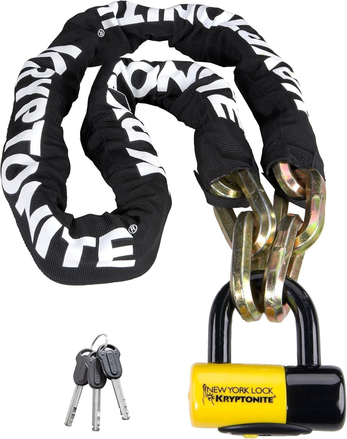 New York Fahgettaboudit 1415 Chain & Disc Lock - Ultimate Security for Cyclists